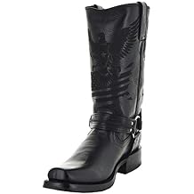 Soto Boots Mens Leather Harness Boots H50021