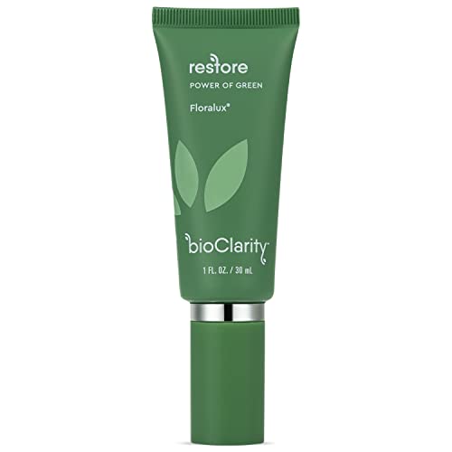 bioClarity Restore, Gel-Based Serum | 100% Vegan, Clean Ingredients | Contains Floralux Naturally made from Chlorophyll 1 Fl Oz