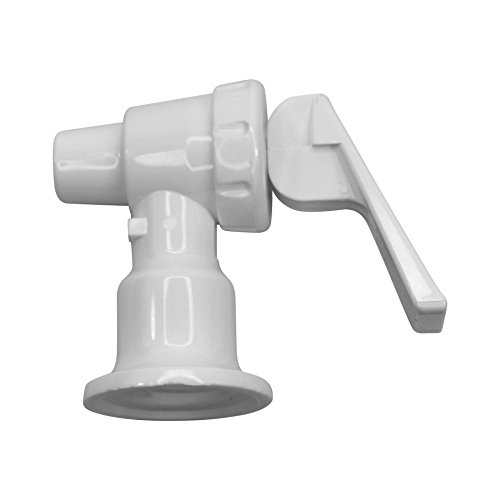 Tomlinson 1008779 Water Dispenser Cooler Replacement Faucet, White Handle Room Temperature Pack of 2
