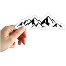 Mountain Range Sticker Adventure Explore Travel Stickers Laptop Water Bottle Phone Notebook Decals