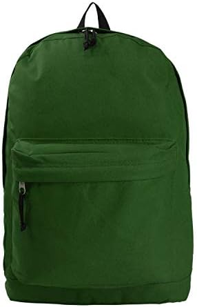 K-Cliffs Classic Bookbag Basic Backpack School Bookbag Student Simple Emergency Survival Daypack