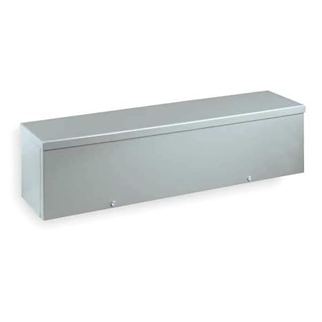 Wiegmann Wiring Trough, 3R Rating, Carbon Steel, ANSI 61 Polyester Powder RSCG060636-1 Each