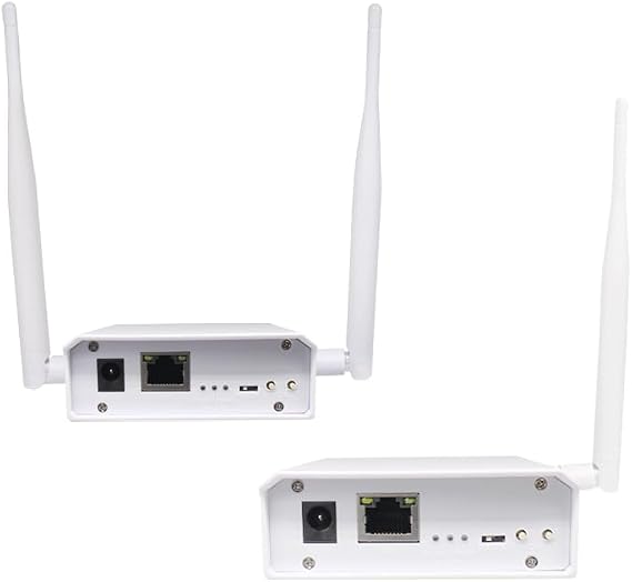 WiFi HaLow Dual Band Wireless Bridge,2.4GHz & 5.8GHz Point to Point Outdoor WiFi Extender,3km Long Distance Powerful,IEEE 802.11ah Antenna Wifi Range Transmission Faster Speed and Stronger Penetration