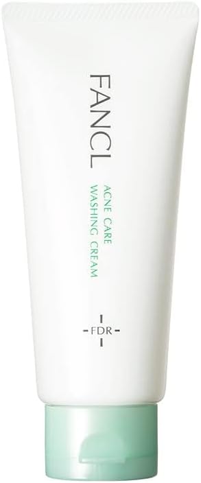 FANCL New Acne Care Face Wash Cream 1 Tube 90g Approx. 60 Uses Face Wash Additive-Free Acne/Skin Irritation/Pores