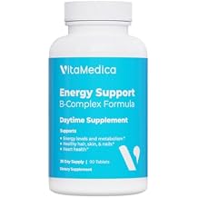 VitaMedica | Energy Support Multivitamin w B Complex | Energy Booster | Vitamin B6 & B12 | Clarity & Focus | Biotin for Hair, Skin & Nails | Energy Supplements | 90 Ct