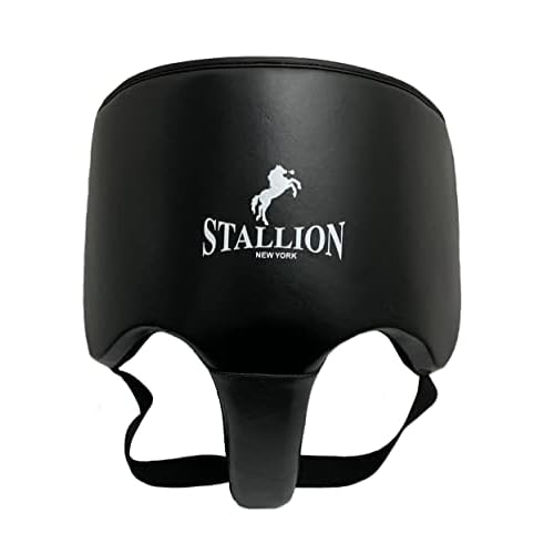 STALLION NEW YORK All Pro Womens Boxing Groin Protector - Genuine Leather - State-of The-Art Quality - Female Abdominal Groin Guard Protector
