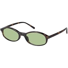 mosanana Trendy Rectangle Oval Sunglasses for Women Retro 90s Small Style MS52586