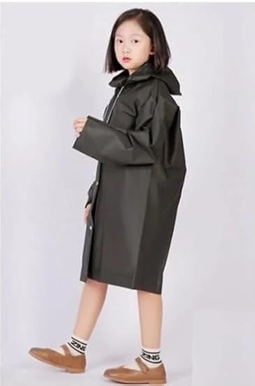 Yağmurluk Unisex Çocuk - Siyah
