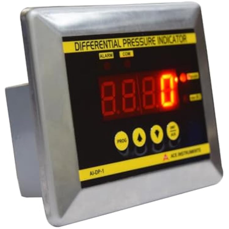 High Accuracy Digital Differential Pressure Indicator for Pharmaceuticals Clean Rooms, HVAC, Range : -50.0 to 50.0 mm.WC| Model : AI-DP1
