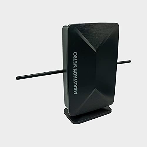 Free Signal TV Marathon Metro IndoorOutdoor High Performance Digital HDTV Antenna Engineered for Best MetroSuburban OTA TV Signal Reception