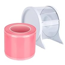 Barrier Film with Dispenser Box - Yuelong 1200 Sheets 4' x 6' Dental Barrier Film Roll and Dispenser Plastic Stand Holder, Thick Disposable Protective PE Film Barrier Tape for Dental Medical Tattoo