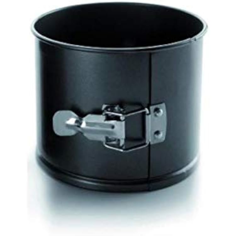IBILI Moka Springform Panettone Mold Tin Non Stick with Loose Detachable Bottom for Baking - Made In Spain - Rolled Steel 4.7 x 3.9 inch