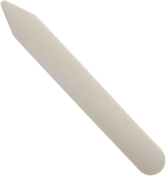 AMTION Genuine Bone Folder Crafts Bone Folder Scoring Folding Creasing Paper Crafting Tool DIY Leather Burnishing Books Cards DIY Folder