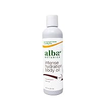 Alba Botanica Intense Hydration Body Oil, with Kukui Nut and Vitamin E, 8.5 FL OZ