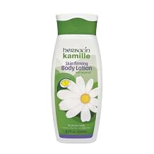 Herbacin Kamille Skin Firming Body Lotion with Rich Argan Nut Oil for Women, 8.3 Ounce