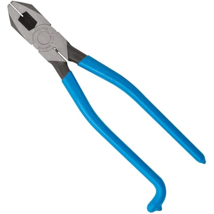 Channellock Ironworkers Plier 350S - Spring Loaded, Side-Cutting - 9 In