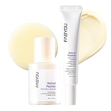 Daily Retinol Peptide Anti-Aging Korea Skin Care Youthful Set Powerful Wrinkle Reduction & Skin Elasticity Boost with Retinol, Peptides, Ceramide & Panthenol-| Fast Absorbing