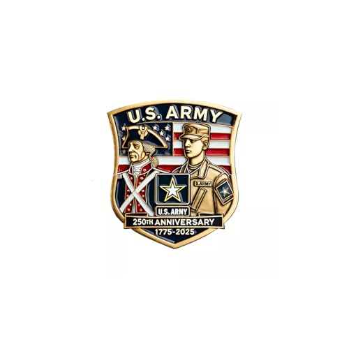 250th Anniversary U.S. NAVY Commemorative Pin, Marine Corps Army Military Emblem Lapel Alloy Button Brooches Veteran Collection Gift Jewelry