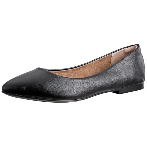 Amazon Essentials Womens Pointed-Toe Ballet Flats