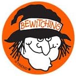 Bewitching/Licorice Stick Scent Scratch 'n Sniff Retro Stinky Stickers by TREND; 24 Seals/Pack - Authentic 1980s Designs!