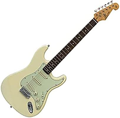 SX Stratocaster Electric Guitar, Vintage White