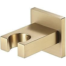 Wall Mounted Bracket for Handheld Shower Head Multicolor Adjustable Holder Design To Meet Any Space Bathroom Showering Spraying Angle Chrome,Brushed gold
