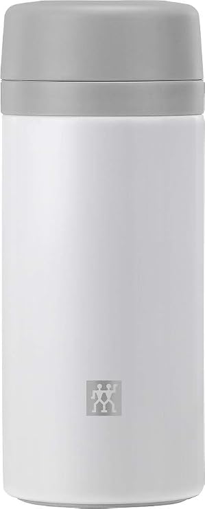 ZWILLING Zwilling "Bottle with Strainer 420ml White" Strainer Tea Strainer Mug Bottle Water Bottle Stainless Steel Insulated Keeps Cold and Warm Official Japanese Sales ZWILLING THERMO 39500-511