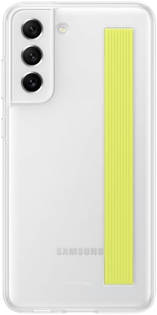 Samsung Galaxy S21 FE Clear Strap Case - White