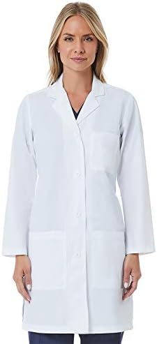 Maevn 7156 Women Long Lab Coat
