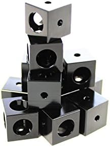 XL Corner Cube Black (15x15x15mm) 12pcs