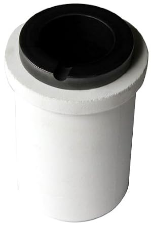 Across International GRC.150 Graphite Crucible with Silica Liner for Metal Casting 150 mL Capacity, 4" H, 2.5" L, 2.5,#34; W