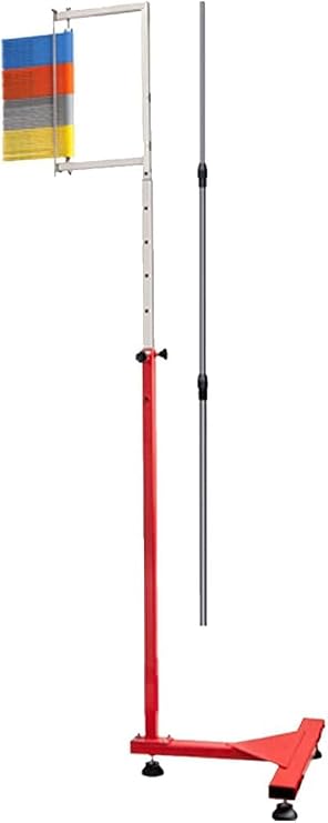 Vertical Jump Trainer Adjustable Height - Metal Vertical Jump Tester for Athletes 3.9-11.5 Feet - Portable Strength Training Equipment Tool for Gym and School Use