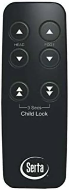 Serta Motion Slim (New Black or Silver Version) Replacement Remote Control for Adjustable Beds