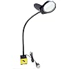 LED Magnifying Lamp with Magnetic Base with Transformer 110v US Plug