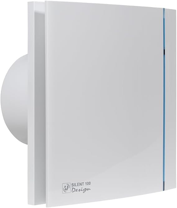 ErmaC S&P Silent-100 CZ Design Sessiz Banyo Fanı