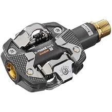 LOOK Cycle Bicycle Pedals, X-Track Race Carbon Ti MTB Standard SPD Mechanism Compatible Carbon Body