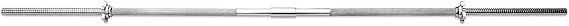 Marcy 6 ft. Two-Piece Standard Weight Bar with Threaded Spin Lock Collars for 1-inch Weight Plates Free Weights Accessory for Home Gym TRB-72.2