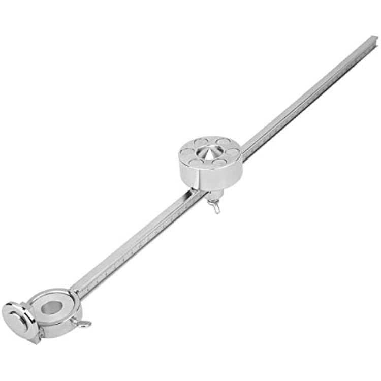 Torch Compass Roller Guide, Cutting Torch Circle Compass Cutting Roller Guide Wheel Torch Round Cutter, Stainless Steel Oxygen Welding Cutting Tool Accessories with Scale Ruler Fit for G01-100