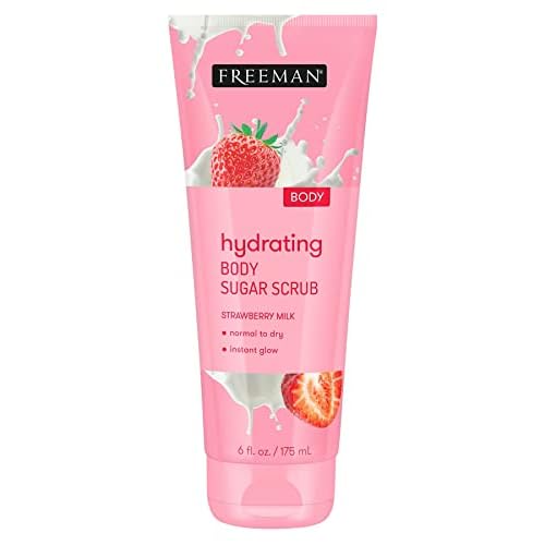 Hydrating Milk Body Sugar Scrub by Freeman for Women - 6 oz Scrub