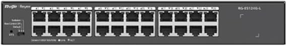 Ruijie Reyee RG-ES124G-L 24 Port 10-100-1000 Mbps Switch Metal Kasa