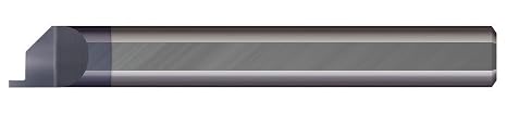 Micro 100 FG-250-062-075X Grooving Tool - Face Grooving, 1/16" Width, .075" Proj, 1/4" Min Bore Dia, 1" Max Bore Depth, 1/8" Offset, 1/4" Shank Dia, 2-1/2" OAL, AlTiN