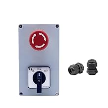 Forward and Reverse Switch NC Lathe Chip Removal Machine 20A 10A Three-Phase Electric Emergency Stop Push Button Cam Selector