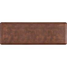WellnessMats Linen Collection Anti-Fatigue Floor Mat, Polyurethane Ergonomic Support Pad for Home, Kitchen, Garage, Office Standing Desk Water Resistant - Made in USA