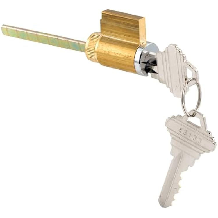 Prime-Line E 2103 1-14 in. Cylider Lock, Schlage Shaped Keys Single Pack