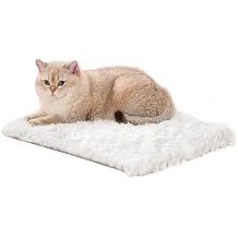 SETVSON Cat Bed Pad for Indoor Cats, 19.3*17.7*1.57 inch Soft Small Pet Bed, Double Sided Washable Cat Bed Dog Bed, Self Heating Pet Pad, Indoor Breathable Pet Mat for Small, Medium, Large Cats Puppy