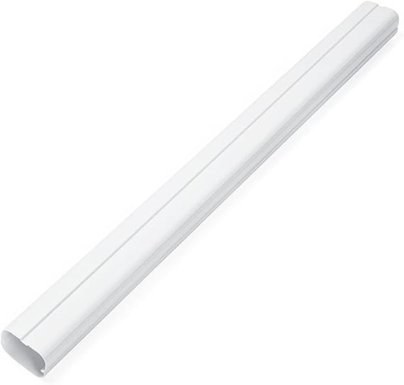 3" 3.3Ft Straight Duct, Decorative PP Mini Split Line Set Cover