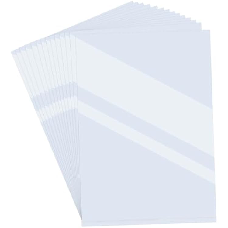 uxcell Shrink Wrap Bags, 100Pcs 11 x 16 Inches Clear PVC Heat Seal Bags for Packaging Soap,Bath Balls,Candles, Shoes, Stationery, Cosmetics and Homemade DIY Crafts