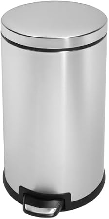 simplehuman ダストボックス ミニラウンドステップカン ステンレス 12L CW1129