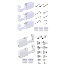 HYJLPAF 5 PACK Ear Nose Piercing Kit