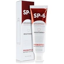 SP 6 Probiotic Whitening Toothpaste - Upgraded Probiotic Formula - Brighten Your Smile & Strengthen Oral Health